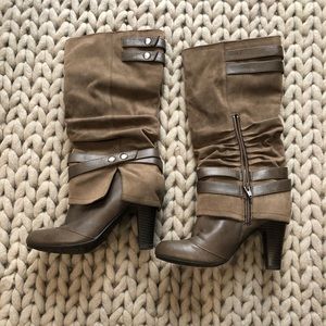 Fergalicious Tan Fashion Boots